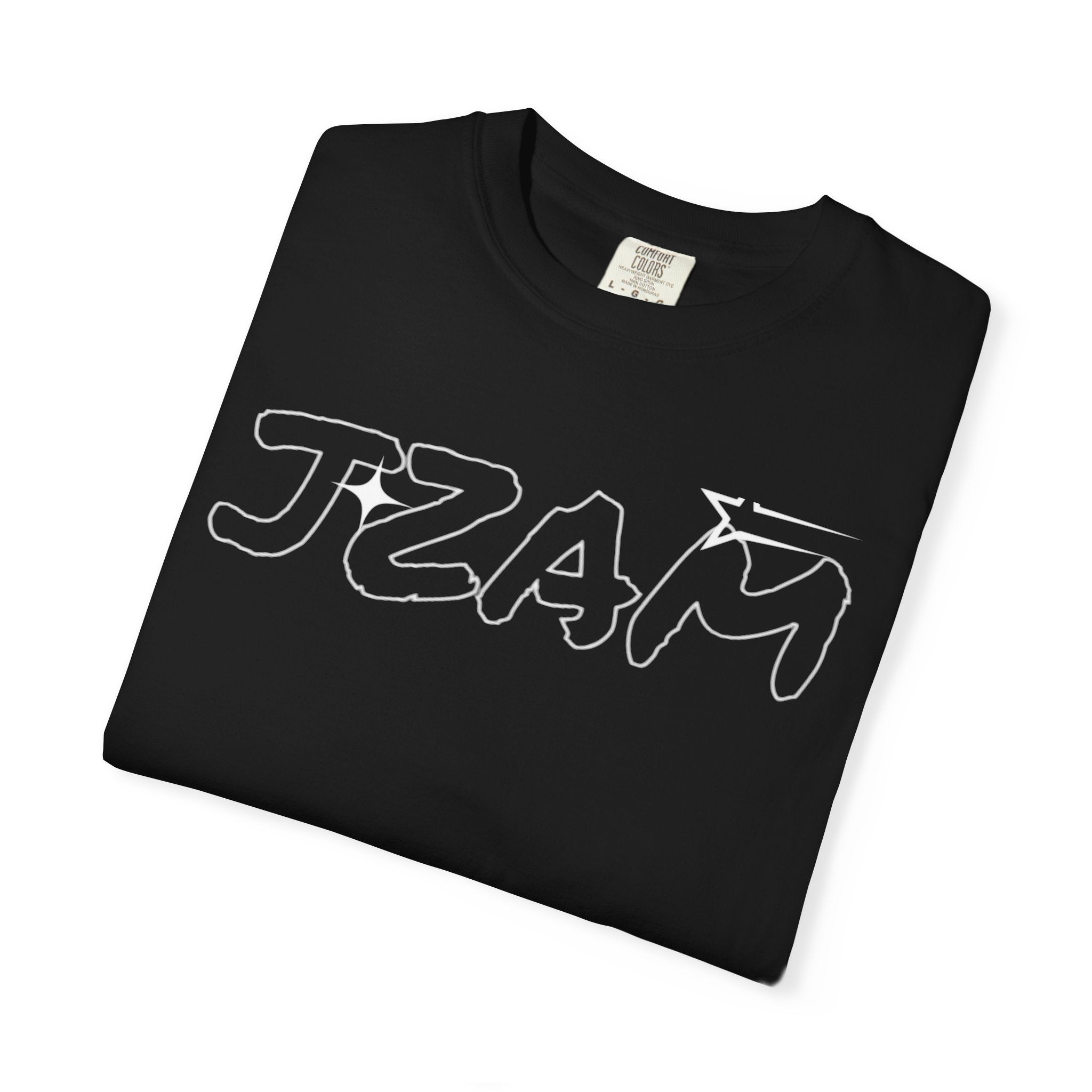 JZAM Drop 01 — Black Tee